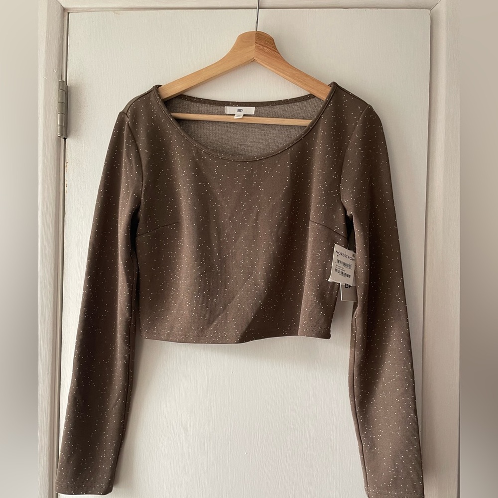 NWT Nordstrom BP crop top, size M